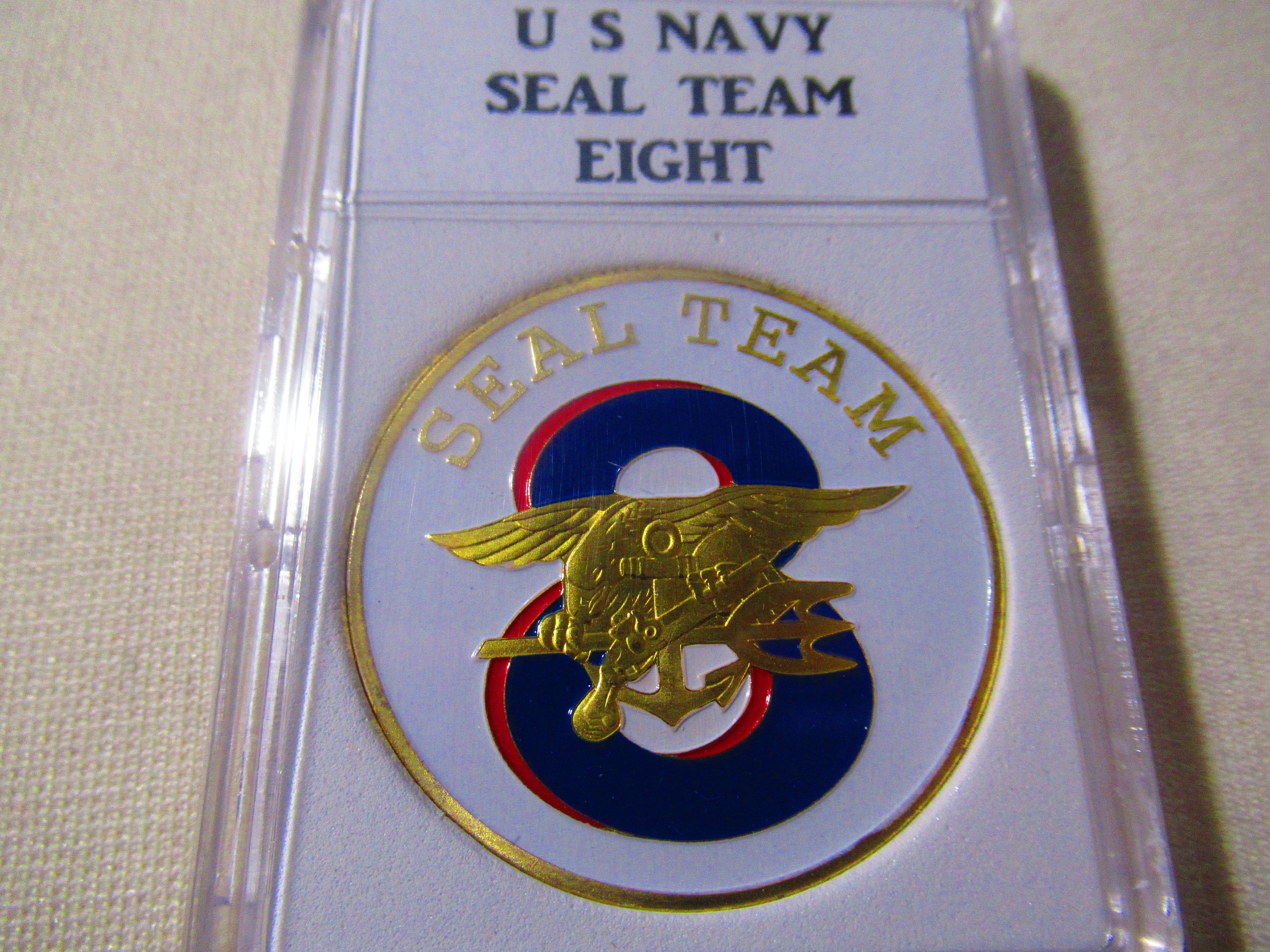 U S Navy SEAL TEAM EIGHT Challenge Coin - Etsy