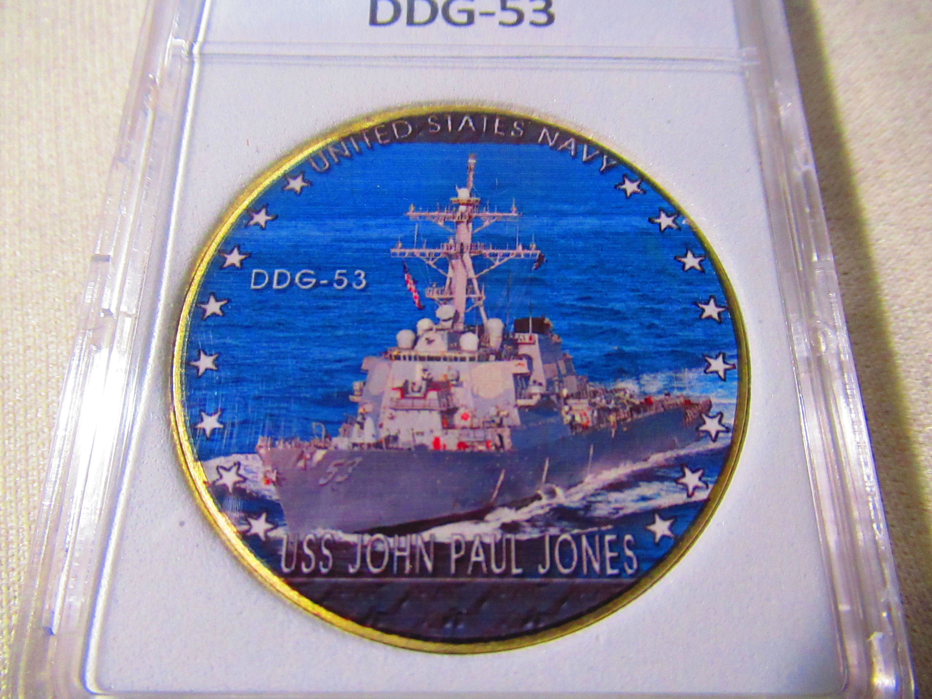 US NAVY - USS JOHN S. McCAIN (DDG-56) Challenge Coin | eBay