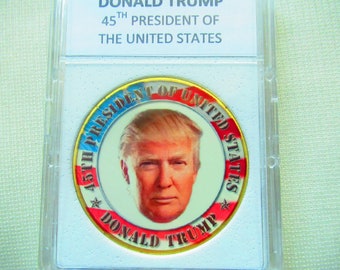 Moneda de desafío de Donald Trump "45.º presidente"