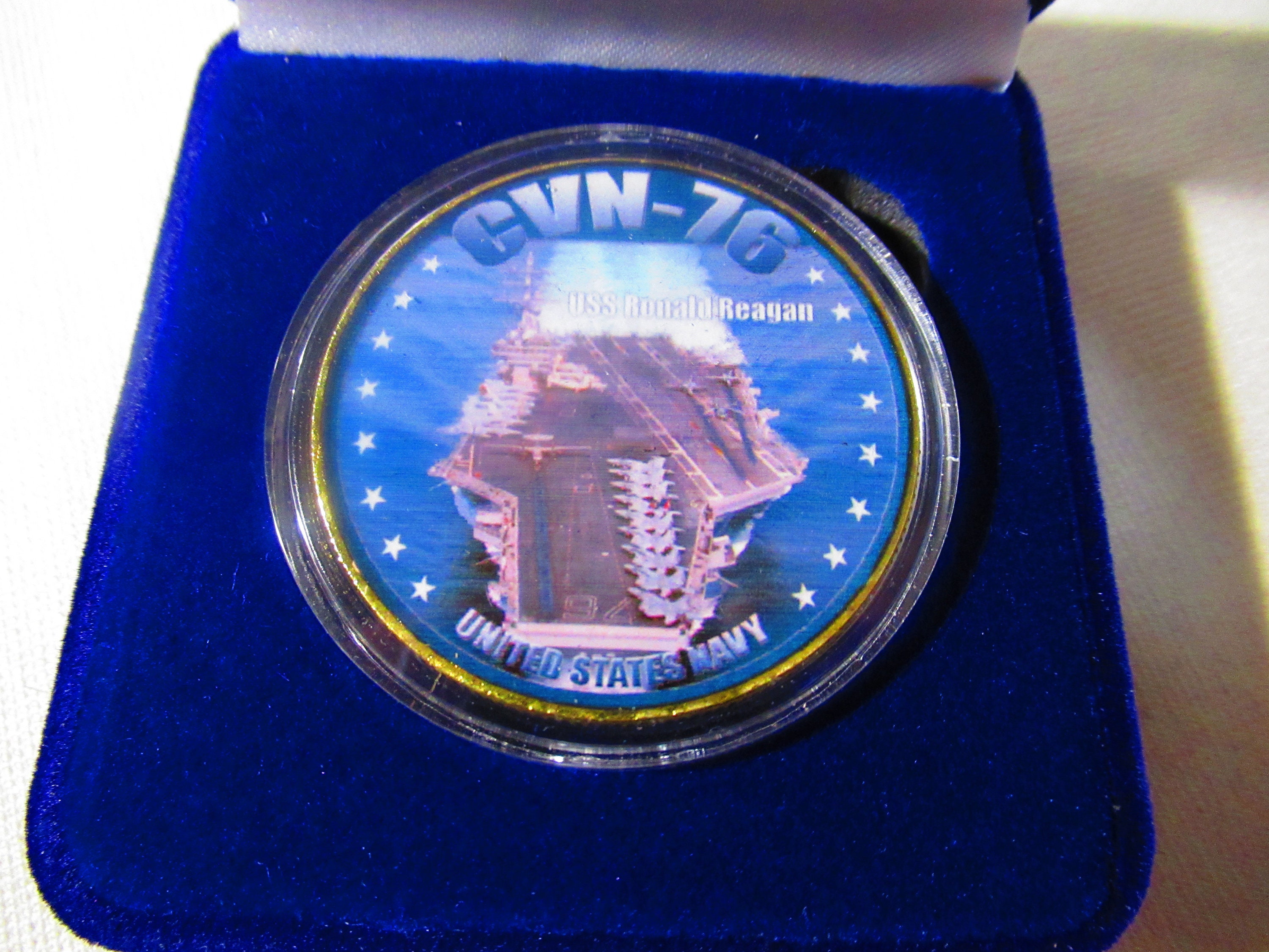 U S Navy - USS Ronald Reagan - CVN-76 Challenge Coin - Etsy