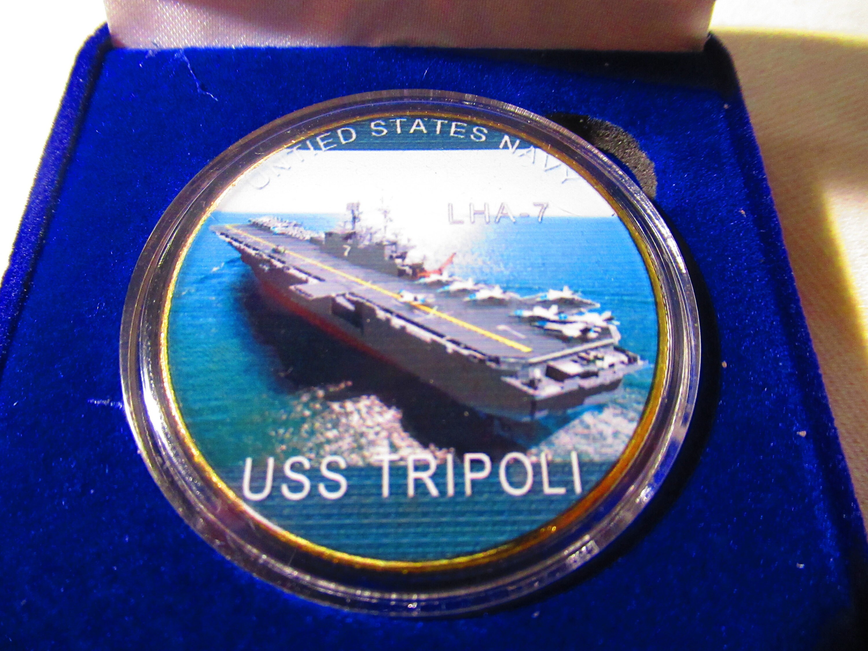 U S Navy - USS TRIPOLI (LHA-7) Challenge Coin - Etsy 日本