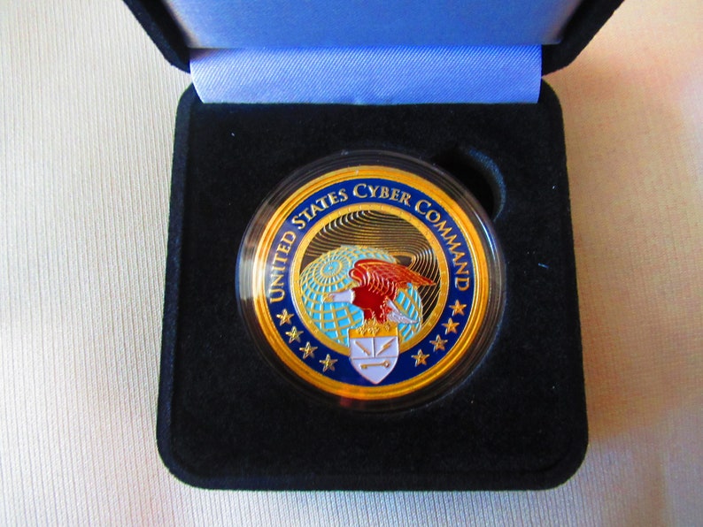 United States Cyber Command Challenge Coin - Etsy