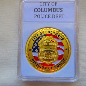 City Of Columbus Police Dept Challenge Coin