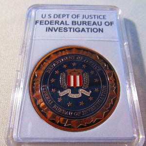 Federal Bureau of Investigation ( FBI ) Challenge Coin (Copper)