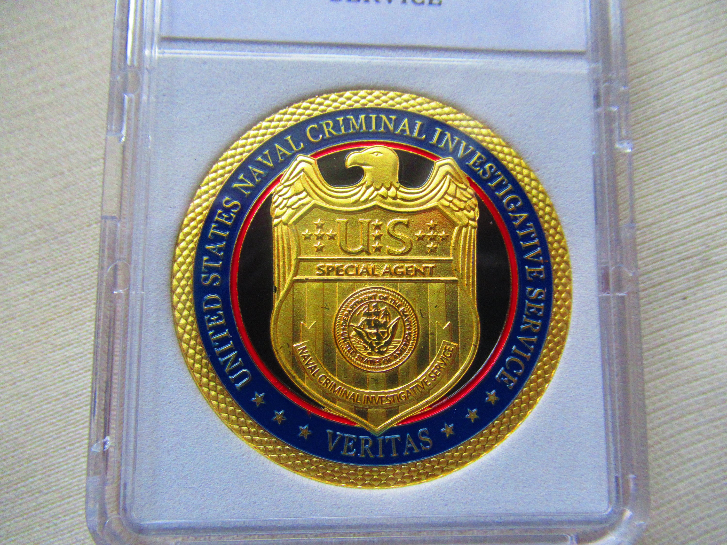 【貴重・実物支給品】NIS(現NCIS) 連邦系フェデラルバッジ U S NAVAL CRIMINAL INVESTIGATIVE Service Challenge Coin - Etsy