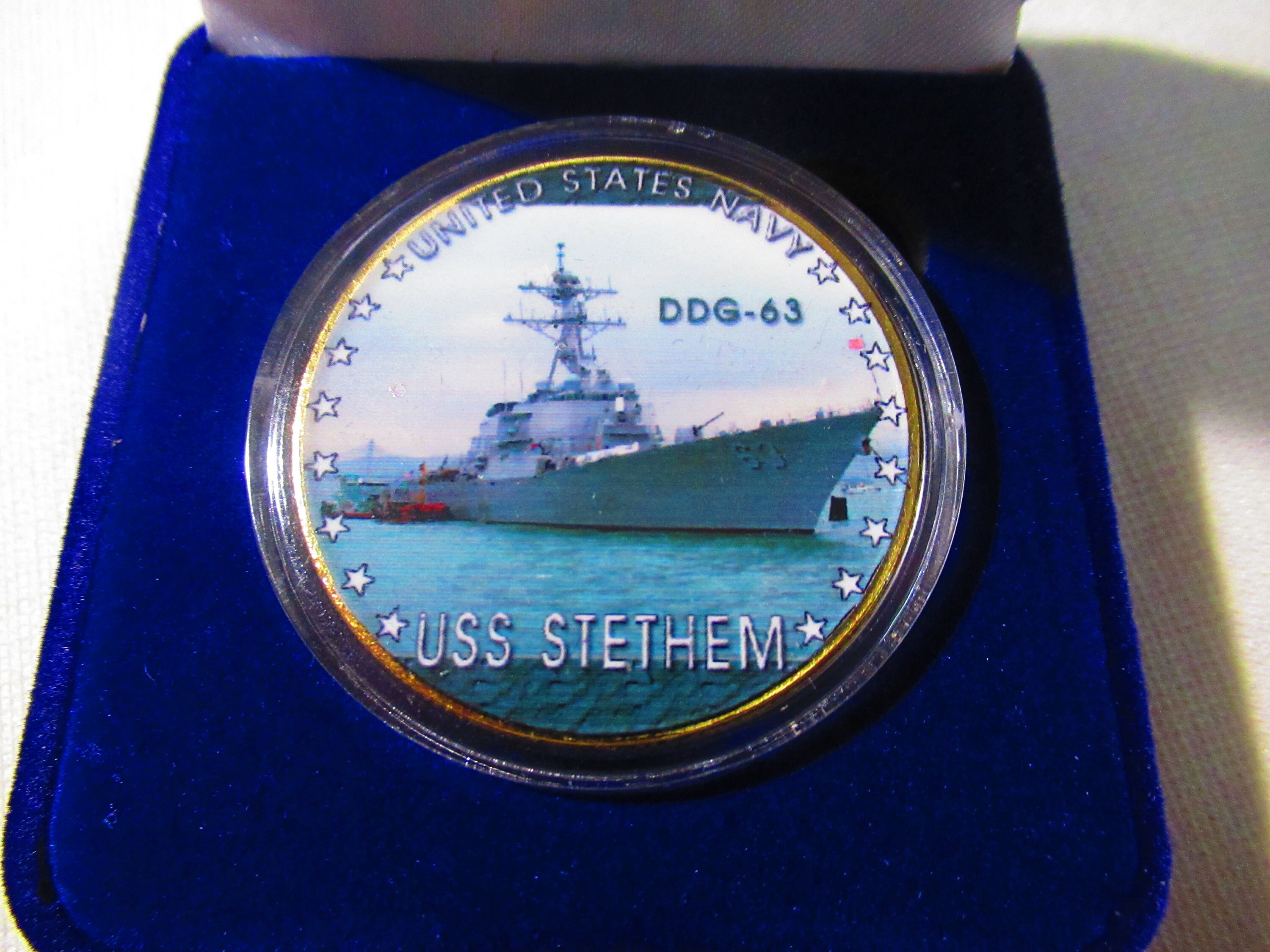 U S NAVY - USS Stethem (DDG-63) Challenge Coin - Etsy 日本