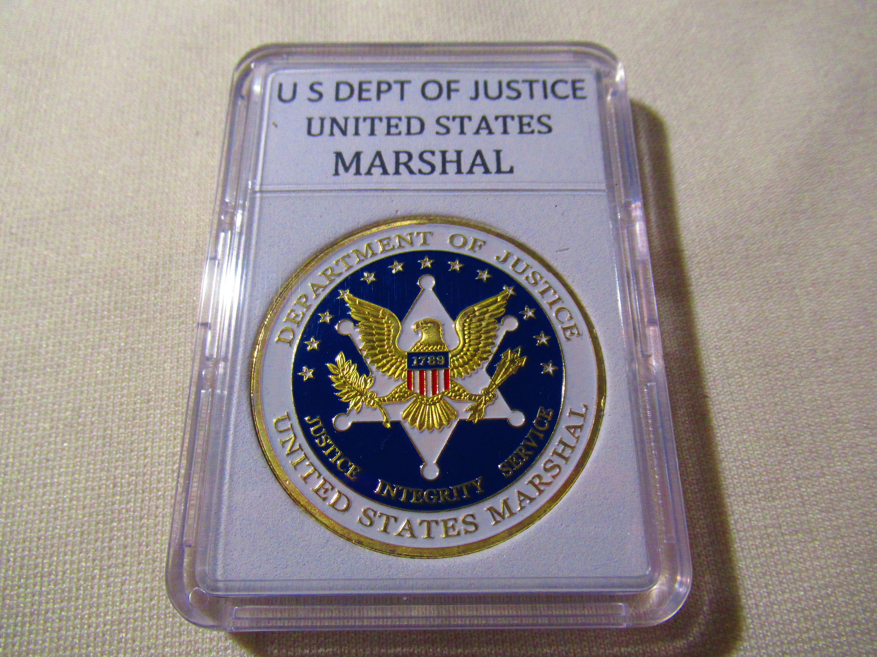 Moneda De Desafío (Challenge Coin) Del Servicio Forestal De EE. UU. - Original, Militaria