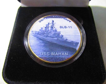 Moneta Sfida Della Marina Degli Stati Uniti – USS Venditors (DDG-11) – Collezionismo Militare
