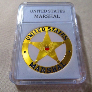 United States Marshal Badge - Etsy