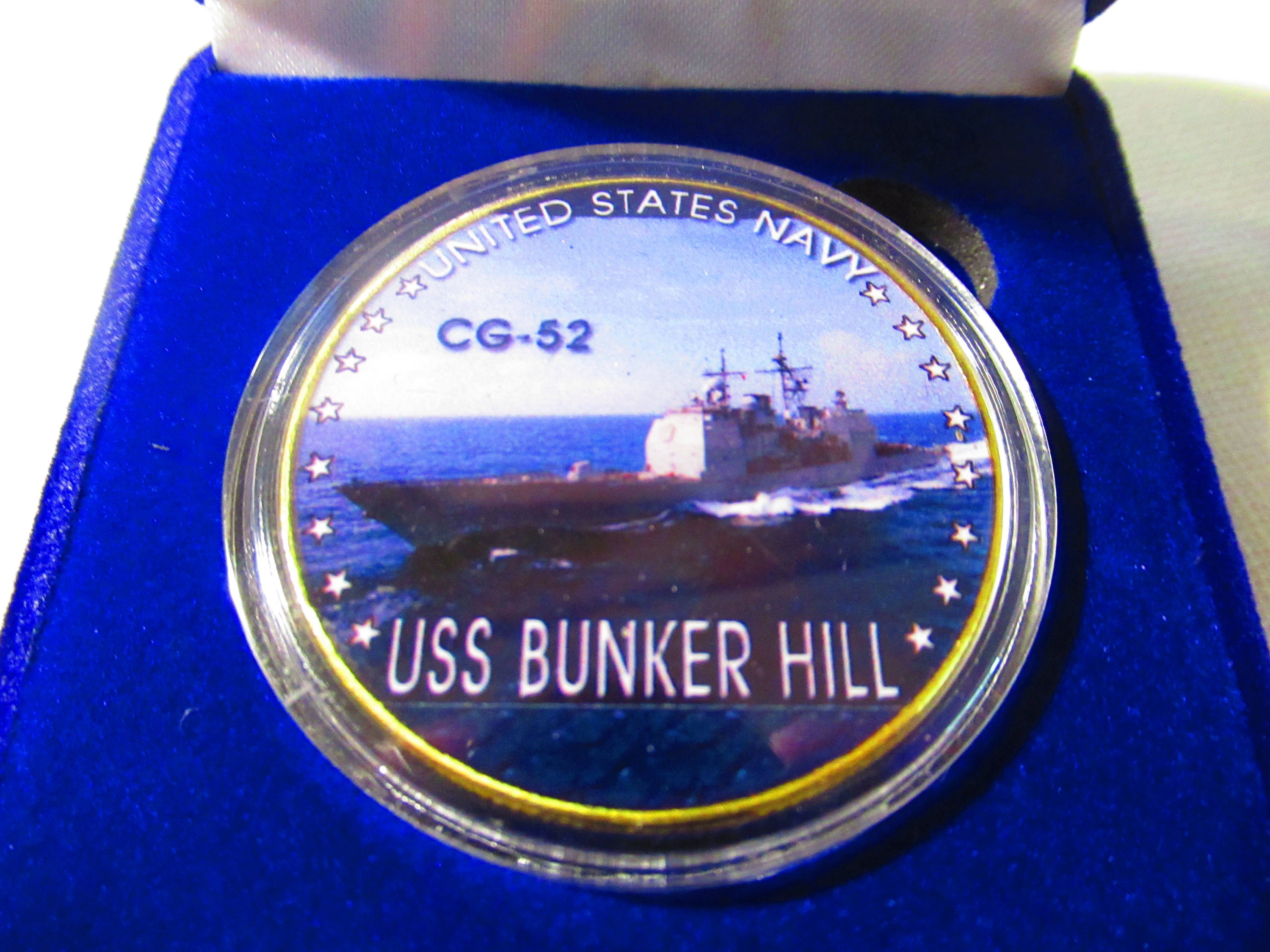 H*O様 USS CG-72 & CG-65 チャレンジコイン U S Navy - USS Bunker Hill - CG-52 Challenge Coin - Etsy