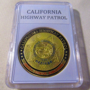 CALIFORNIA HIGHWAY PATROL Challenge Coin