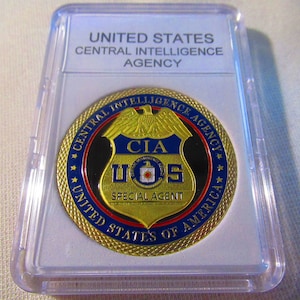 Central Intelligence Agency (CIA) Shield Challenge Coin