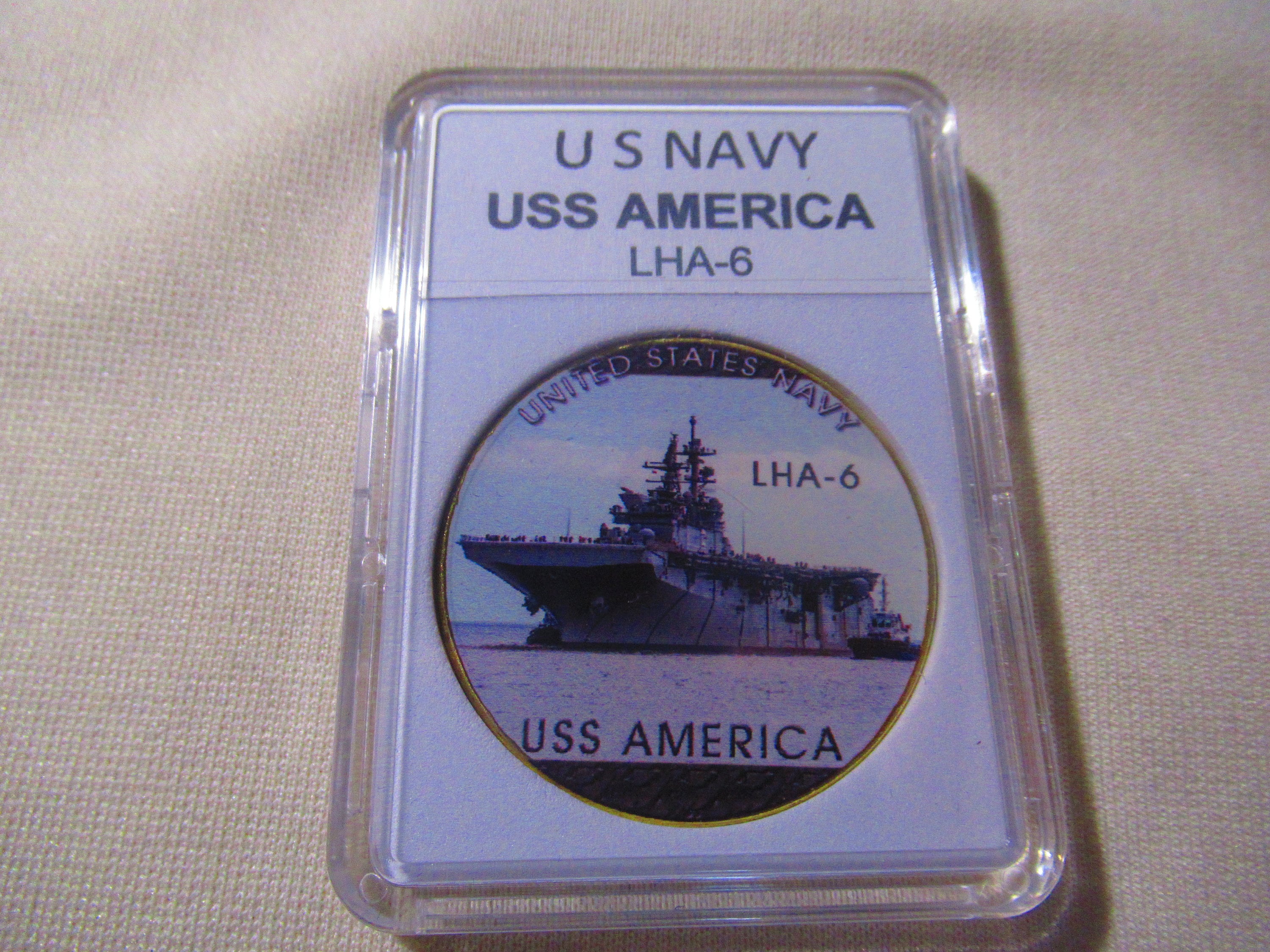 U S Navy - USS AMERICA (LHA-6) Challenge Coin - Etsy 日本