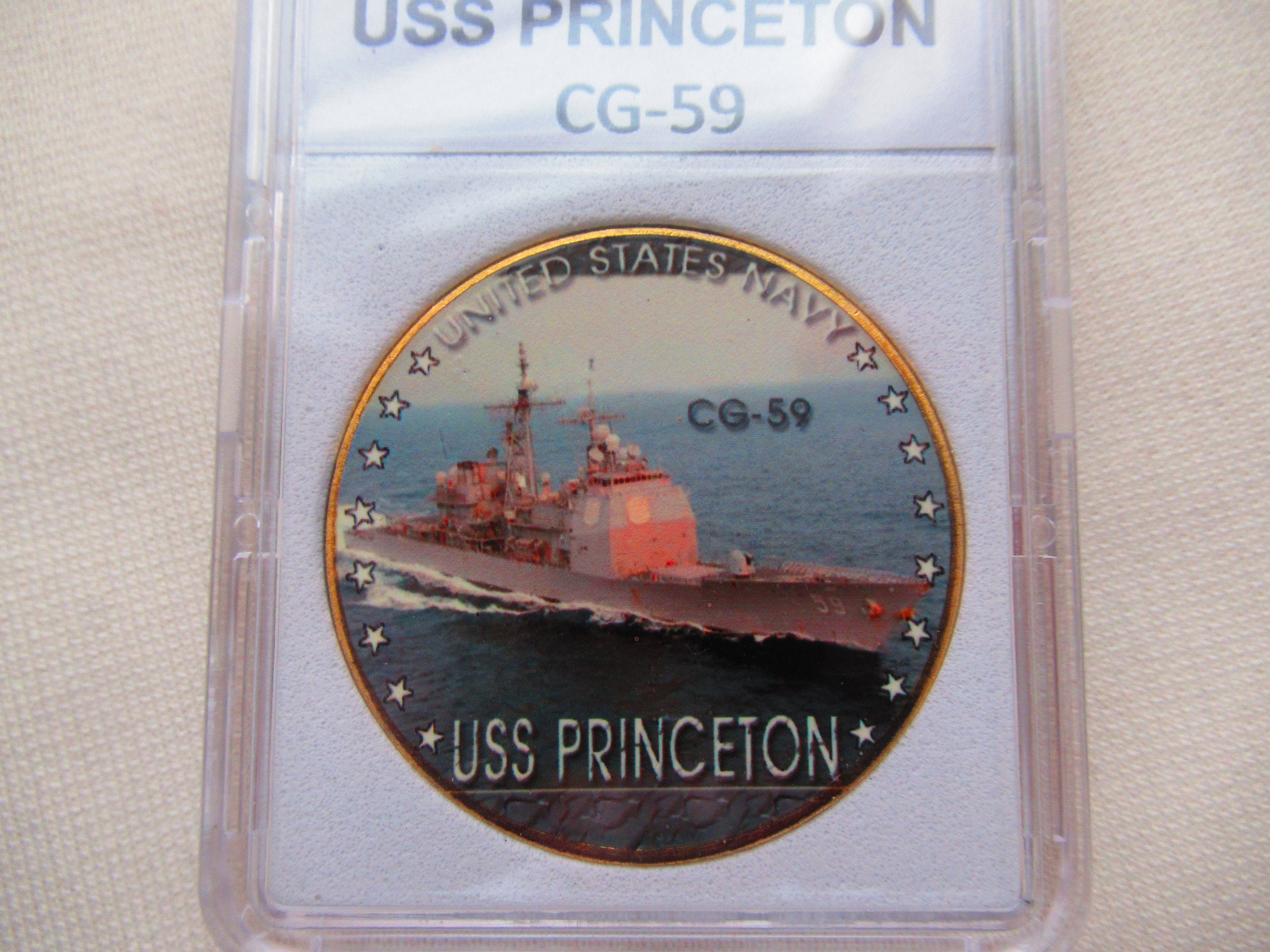 U S NAVY - USS Princeton / CG-59 Challenge Coin - Etsy
