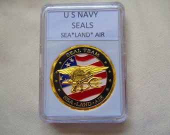U S NAVY SEALS Challenge Coin