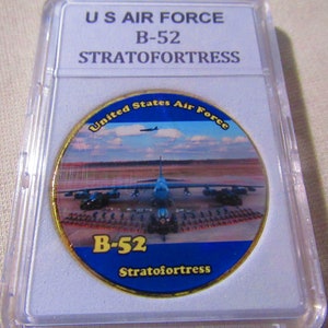 U S AIR FORCE B-52 STRATOFORTRESS Challenge Coin