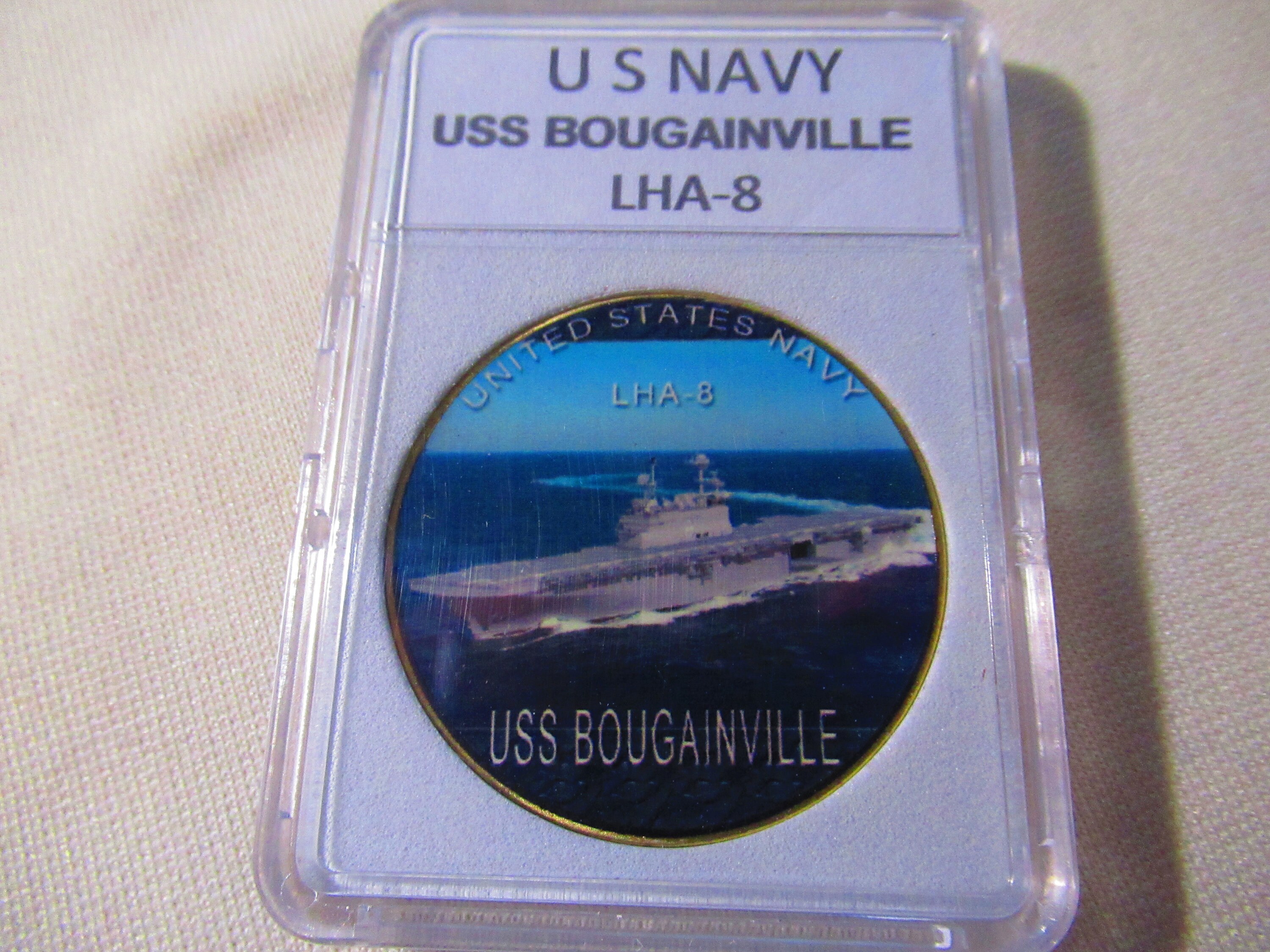 U S Navy - USS BOUGAINVILLE (LHA-8) Challenge Coin - Etsy