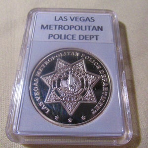 LAS VEGAS METROPOLITAN Police Challenge Coin