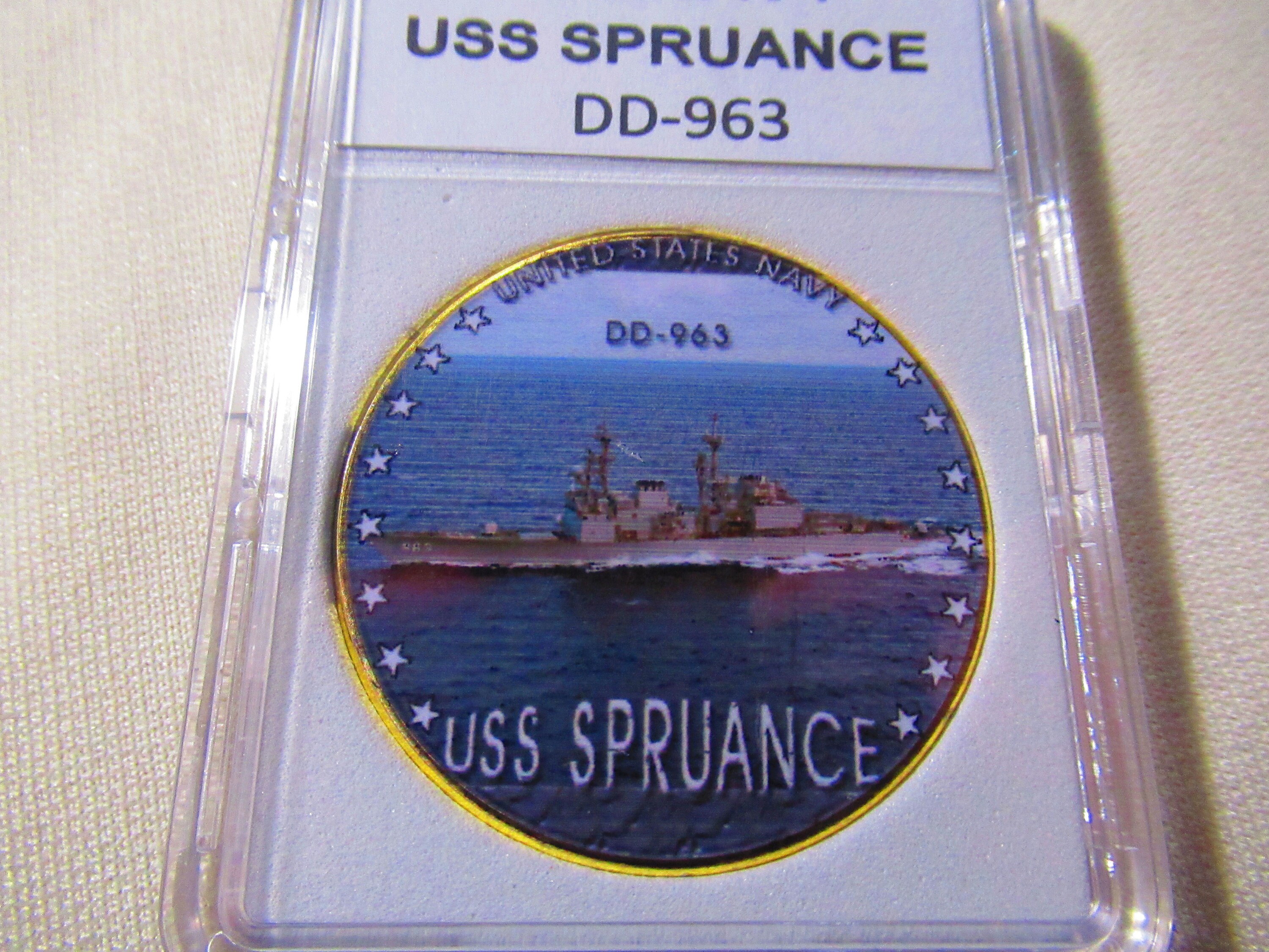 U S Navy - USS SPRUANCE (DD-963) Challenge Coin - Etsy 日本