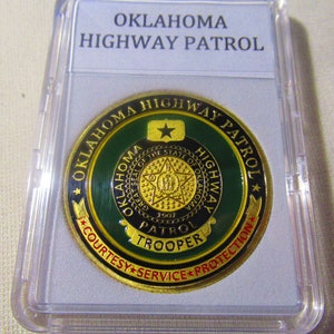 OKLAHOMA HIGHWAY PATROL Challenge Coin