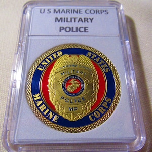 USMC Military Police MP Badge - Etsy