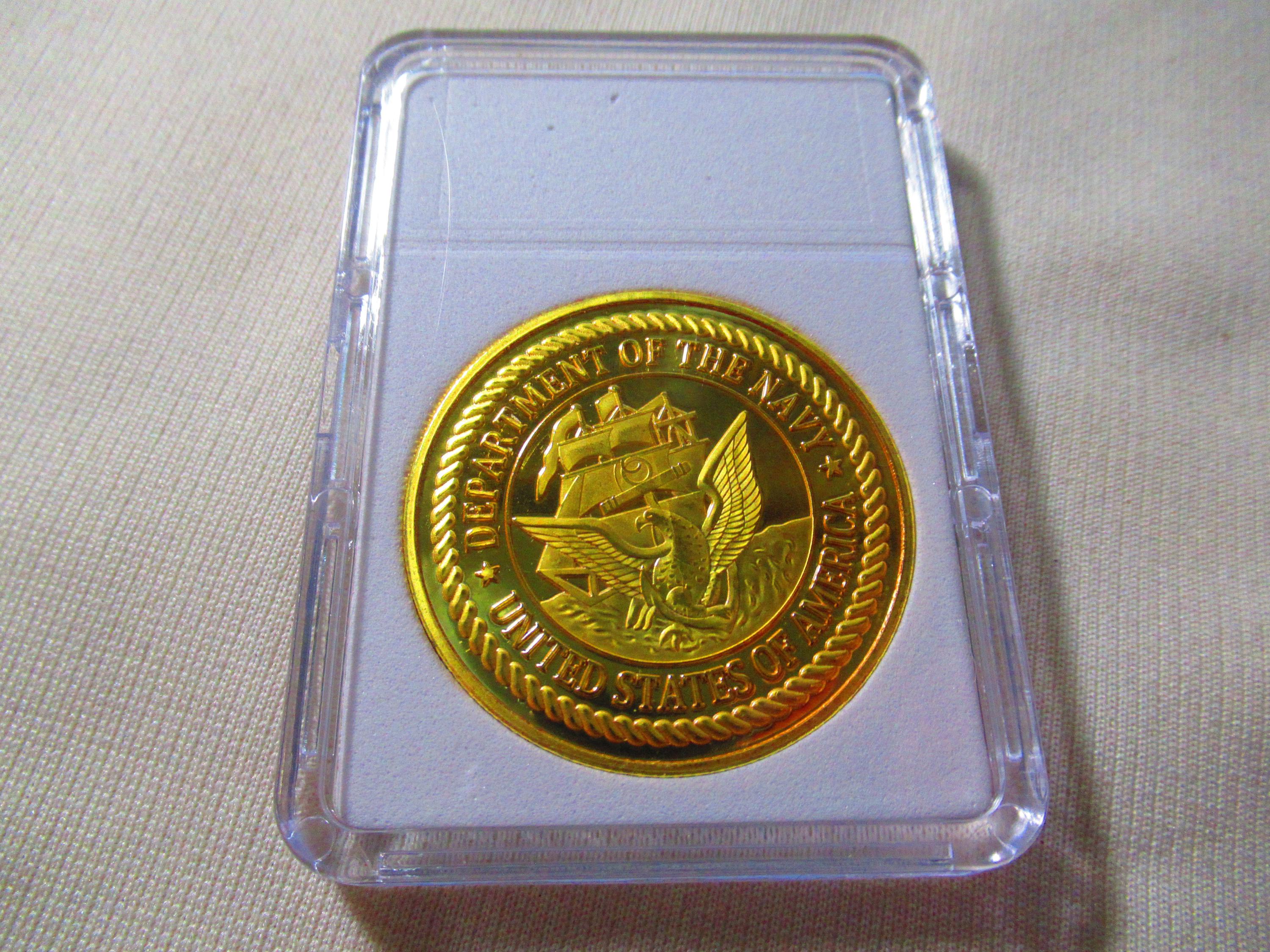 U S Navy - USS ASHLAND (LSD-48) Challenge Coin - Etsy
