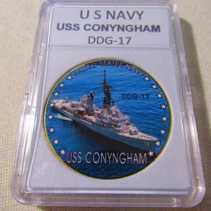 Marina de los EE. UU. - Moneda de desafío USS CONYNGHAM (DDG-17)