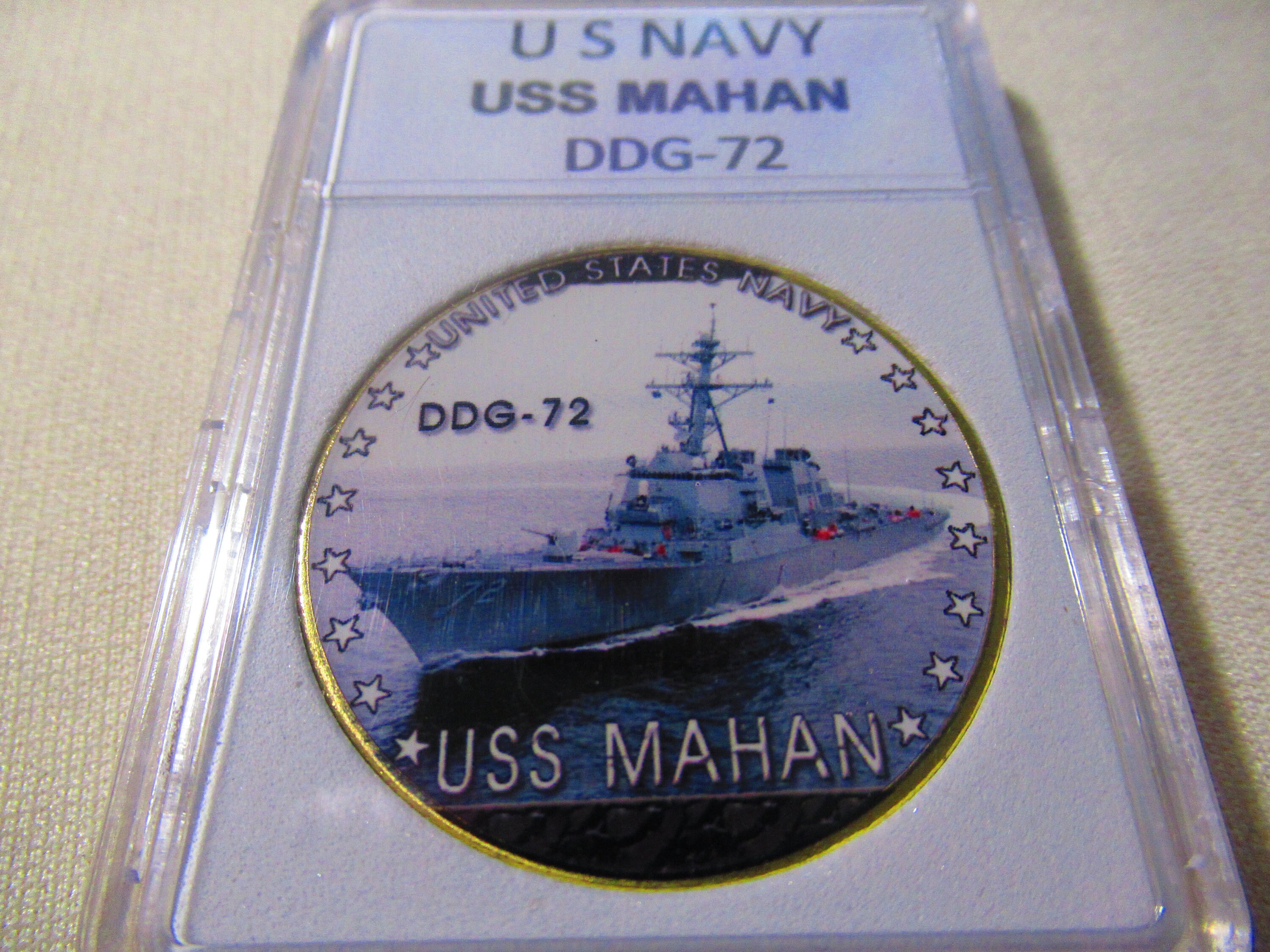 U S Navy - USS MAHAN (DDG-72) Challenge Coin - Etsy