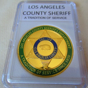 LOS ANGELES COUNTY Sheriff&#39;s Department Challenge Coin