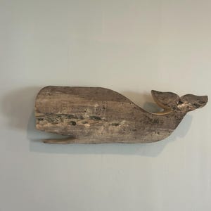 Wave Crasher, unique, gift, driftwood, whale, handmade, wooden, driftwood whale, nautical, beach style,