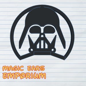 Darth Vader ear 3d print file (ear and bracket)