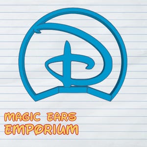 Park inspired &quot;D&quot; ear 3d print file (ear and bracket)