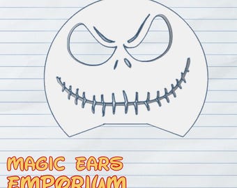 Jack Skellington ear 3D print file (ear and bracket)