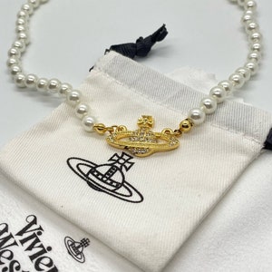 Vivienne westwood perlen on sale choker gold