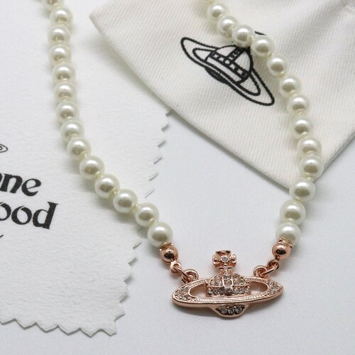 Vivienne Westwood Pearl ROSE GOLD Orb 