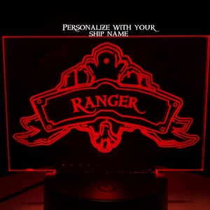 Custom Ship Crest LED sign