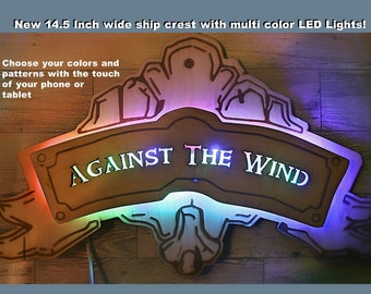 NEW Multicolor 14.5 Inch LED Ship Crest