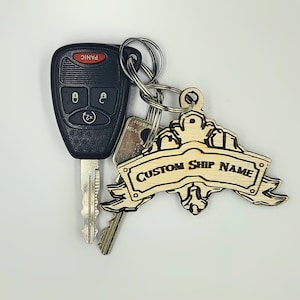 Custom Ship Crest Keychain