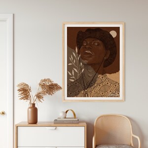 Yeehawtober 3 Premium Matte Poster Print | 12x18, 16x20, 18x24, 20x30, 24x36 | Digital Illustration | African American Art | Black Owned