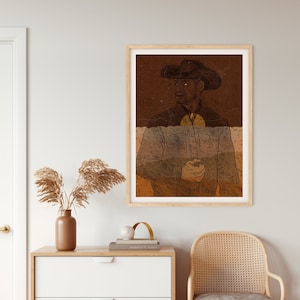 Yeehawtober 28 Premium Matte Poster Print | 12x18, 16x20, 18x24, 20x30, 24x36 | Digital Illustration | African American Art | Black Owned