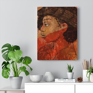 Yeehawtober 17 Canvas Print | 8x10, 11x14, 12x16, 18x24, 24x30 | Digital Illustration | African American Art | Black Owned
