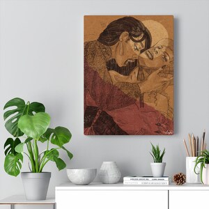 Yeehawtober 14 Canvas Print | 8x10, 11x14, 12x16, 18x24, 24x30 | Digital Illustration | African American Art | Black Owned