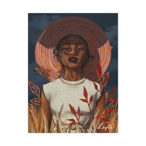Harvest Canvas Print | 8x10, 11x14, 12x16, 18x24, 24x30 | Digital Illustration | African American Art | Black Owned