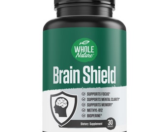 Nootropics Brain Cognitive Supplement, Anxiety and Stress Relief, Boost Focus, Energy, Memory, Motivation, Alertness. With Bacopa, Gingko