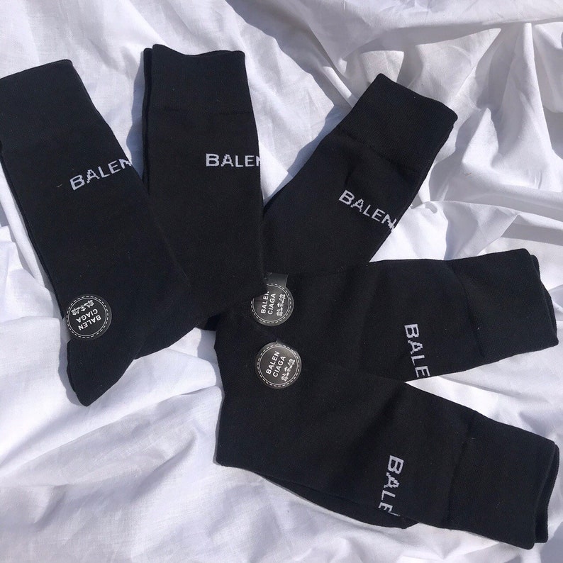 Black Balenciaga high socks. Brand new. | Etsy