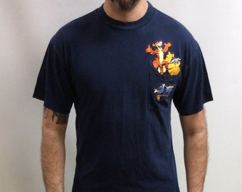 Pooh Pocket Tee | Etsy Singapore