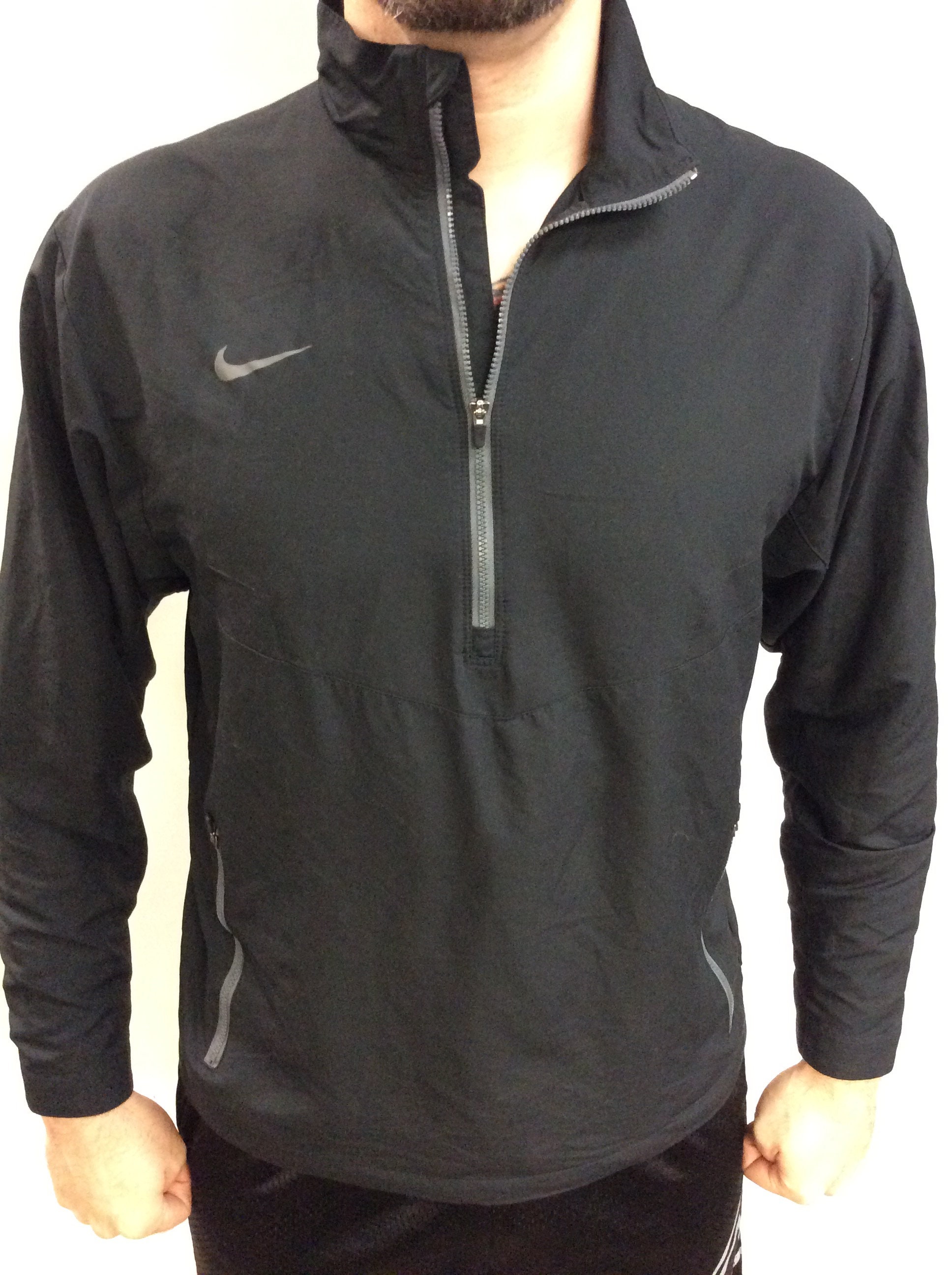 Vintage 2000 Nike Golf Classic Black Windbreaker Pullover Zip Etsy