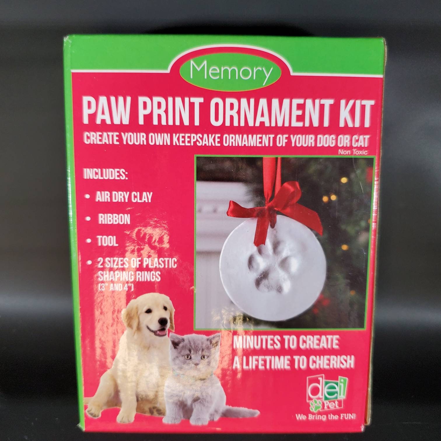 Hand & Paw Casting Kit Personalised DIY Keepsake, Birthday