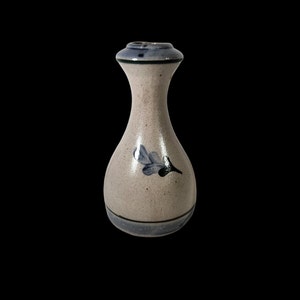 Rowe Pottery Works Salt Glazed Stoneware Farmhouse Rustic Vase