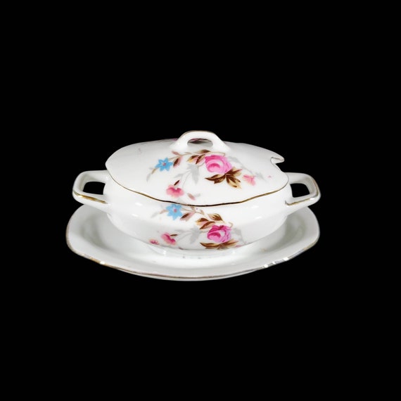 花瓶  Crown Derby Gardenia Planter - Royal Crown Derby